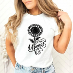 Vasariniai apvalaus kaklo mar&scaron;kinėliai su spauda, madingi, kasdieni&scaron;ki, mieli, trumpomis rankovėmis, moteri&scaron;ki, i&scaron; grynos medvilnės M