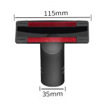 35 mm sofa ir &scaron;epetys Midea, Haier, Philips dulkių siurbliams Inner diameter 35mm juoda