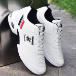 Dideli dydžiai 38-47 Vyri&scaron;ki laisvalaikio sportbačiai Mada Oro pagalvė Bėgimo Vyri&scaron;ki batai Vandeniui atsparūs Lauko sporto Odiniai batai tenis 38 balta