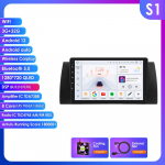 Ossuret Android 13 Automobilio Radijas Multimedia Vaizdo Grotuvas BMW 5 E39 1995 - 2003 E53 X5 M5 Automobiliui GPS Carplay 2 Din Automobilio Radijo Ekranas WIFI FM AM RDS OBD2 S1 8Core 3G 32G