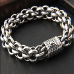 Apyrankė Vyri&scaron;ka Kryžius &Scaron;auni Ins Ni&scaron;inis Dizainas Madinga Kortų Apyrankė Dovana vaikinui 22CM