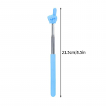 1/5 vnt. Juodas i&scaron;traukiamas mokytojo lazdelė, pir&scaron;tas, mokymo lazdelė, teleskopinė rodyklė, mokyklinės rankinės pristatymo priemonės