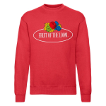 Fruit of the Loom vyri&scaron;kas džemperis su vintažiniu logotipu S raudona