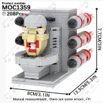 MOOXI Anime Serija Skibidi Tualeto Figūrėlės Operatorius Mū&scaron;io Robotas Konstruktoriaus Modelis MOC Kaladėlės &bdquo;Pasidaryk pats&ldquo; Montessori Žaislai Vaikams Dovanos