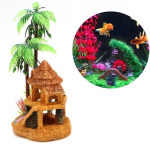 1 vnt. Polirezino Akvariumų Žuvų Bakelio Ornamentai Modeliavimo Kokoso Medžio Pilis Akvariumo Ornamentai Akvariumas Akvariumo Dekoracija