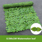 Dirbtinių lapų tvora siena kra&scaron;tovaizdžio tvarkymas tvora Privatumas tvora ekranas lauko sodas kiemas balkono tvora 0.5x1M watermelon leaf