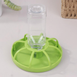 Roplių vandens gertuvė dozatorius maisto dubenėlis driežui gekonui lesintuvas apvalus indas vėžlio vandens dubenėlis gėrimo butelis roplių lesintuvai