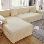 Aksominio pojūčio vandeniui atsparus žakardinis sofos užvalkalas - Visapusi&scaron;kas, reljefinis apsauga nuo dulkių Three-seater Sofa Cover: Fits 185-230cm