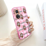 Dažytas ra&scaron;tas Spalvingas sidabrinis Dvipusis kietas apvalkalas Smūgiams atsparus Apsaugantis nuo kritimo Telefono dėklas Huawei Honor Infinix Tecno iPhone Infinix Hot 30