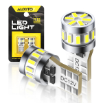 AUXITO T10 LED Balta 6500K Sprogstamoji &scaron;viesa LED T10 Gabaritinė lemputė/Numerio ap&scaron;vietimo lemputė/Salono lemputė, balta