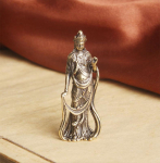 Kolekcinis Antikvarinis Varinis Buda Guanyin Bodhisattva I&scaron;skirtinės Mažos Statulėlės Namų Dekoracijos Amatai Papuo&scaron;alai