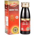 Dabur Neem aliejus 50ml | Ajurvedinė odos ir plaukų priežiūra | Padeda palaikyti &scaron;varią odą, galvos odos sveikatą, palengvina spuogų atsiradimą ir natūraliai detoksikuoja