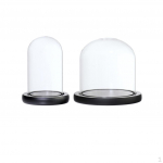 7x12 cm Clear Cloche Bell Jar Tabletop Centerpiece Dome
