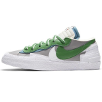 sacai x Nike Blazer Low Klasikinės žalios Unisex sportbačiai Vidutinio pilkumo baltas DD1877-001 38