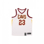 Nike NBA &bdquo;Swingman&ldquo; mar&scaron;kinėliai &ndash; Klivlando &bdquo;Cavaliers&ldquo; LeBrono Jameso #23 riboto leidimo vyri&scaron;ki mar&scaron;kinėliai, balti 864409-100 M