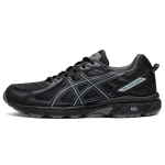 ASICS Gel Venture 6 Juodi &Scaron;viesiai Mėtiniai Vyri&scaron;ki Sportbačiai 1011B550-001 39