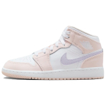Air Jordan 1 Mid GS Rožinis plovimas Vaikams Sportbačiai Violetinis-&Scaron;alčio Baltas FD8780-601 40