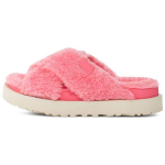 UGG Fuzz Sugar Cross Storas Padas Laisvalaikio Mados Sandalai Moteri&scaron;ki Sandalai Saldainiai Rožiniai 1135131-PJSM 37