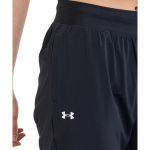 Under Armour Ua Armoursport Auk&scaron;to juosmens Austos kelnės Vienspalvės Vidutinio juosmens Susiaurėjančios Megztos Sportinės Kelnės Moteri&scaron;kos Kelnės Juodos 1382727-001 XL black