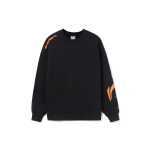 Li Ning Treniruočių serijos spalvų blokų logotipas laisvas puloveris unisex džemperis juodas AWDRD38-1 XL