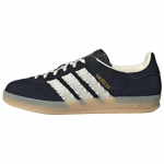 adidas Gazelle Indoor Ruffled Stripes - Juodos Kreminės Gumos Moteri&scaron;ki Sportbačiai Core-Black Cream-White JS1412 36