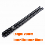 200CM 51mm 60mm 76mm ID Ortakio Vamzdis Dyzelinio &Scaron;ildytuvo Žarna Variklio Įsiurbimas Stabdymas Atsparus Auk&scaron;tai Temperatūrai Automobiliui Kemperiui Sunkvežimiui Karavanui