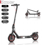 Electric Scooter Adult iScooter i9 8.5 350W Motor Electric City Scooter Top Speed 28Km/h 36V 7.5AH Range 30Km Load 100Kg juoda