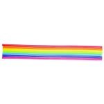 Motif en cire Rayures d&eacute;co Arc-en-ciel 2 mm 23 cm 14 pi&egrave;ces