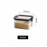 460/700/1300/1800 ML Maisto saugojimo konteineris Plastikinės sandarios skardinės Virtuvės laikymo dėžutė Skaidrios maisto skardinės laikymo talpyklos