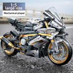Techniniai Sportiniai Automobiliai Motociklai Statybiniai Blokeliai Lenktynių Modeliai Hiperautomobilių Blokeliai Modeliai Vaikams Suaugusiems Surinkimo Žaislai Dovanos