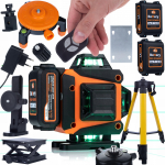 Rosfix Animal Pro Hawk RAPH 16L &ndash; lazeris Krzyżowy 16 Linii | IP54 | USB-C | Zestaw z Pilotem, 2 Akumulatorami Li-Ion ir Walizką
