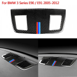 Skirta BMW E90 E92 E93 3 serijos 2005-12 automobilio salono priedams anglies pluo&scaron;to prietaisų skydelio oro i&scaron;leidimo angos rėmo dangčio apdaila A