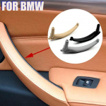 Skirta BMW X5 X6 E70 E71 E72 2007-2013 Vidaus kairiojo de&scaron;iniojo keleivio durų traukimo rankenos vidinė dangčio plok&scaron;tės apdaila Beige-Right-Front