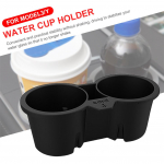 Automobilio vandens puodelio laikiklis Me&scaron;kinas Gėrimų buteliuko laikiklis Silikoninis puodelio laikiklis Automobilio priedai Interjeras Tesla Model 3 Model juoda