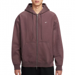 Nike Solo Swoosh Laisvo kirpimo su gobtuvu ir užtrauktuku Fleece ilgomis rankovėmis džemperis vyri&scaron;ki džemperiai HV1085-502 L