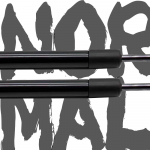 2pcs Rear Tailgate Damper for Fiat Bravo (Type 198) 2007-2016 hatchback WITH SPRING Trunk Boot Gas Struts Lift support NORMAL BLACK