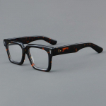 Auk&scaron;čiausios kokybės vyri&scaron;ki retro kvadratiniai akinių rėmeliai, dizainerio acetato optiniai akiniai, skaitymo akiniai presbiopijai Optical lens 0