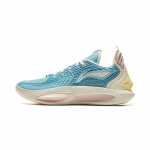 Li Ning JB3 Padengimas At&scaron;okimas Apsauga nuo apvirtimo Super lengvi žemi krep&scaron;inio bateliai vyri&scaron;ki Bangų mėlyna Dramblio kaulo ABAU107-18 39.5