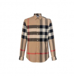 Burberry langeliu ilgomis rankovėmis mar&scaron;kiniai vyri&scaron;ki Smėlio spalvos 8010213 L
