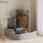 Katės ir &scaron;uns automatinis lesintuvas Katės &scaron;uns maitinimo ir vandens fontanėlis Girdykla Augintinio maisto laikymo dozatoriaus konteineris Augintinio aksesuarai Naujas