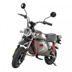 &bdquo;iScooter Y18&ldquo; elektrinis motociklas, 48 ​​V 20 Ah akumuliatorius, 15 colių visureigio padangos, i&scaron;manusis NFC atrakinimas pilka