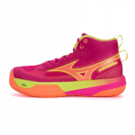 Mizuno NEO JUMP MID Amortizuojantys, Atsparūs dilimui, Neslystantys, Vidutinio auk&scaron;čio, Tinklinio bateliai, Unisex, Neono oranžiniai V1GA259842 40