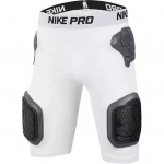 Nike Pro HyperStrong Vyri&scaron;kos pamink&scaron;tintos futbolo &scaron;ortai Balti Juodi AQ2732-100 2XL
