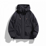 Unisex Lauko Neper&scaron;lampama Striukė Vėjo Striukė Paltai Rudens Kvėpuojanti Žvejybos Kempingo Vėjui Atsparios Striukės Vyrams Moterims Apranga XXXL juoda