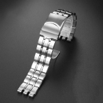 Laikrodžių priedai Swatch YCS YAS YGS sidabrinė juoda vientiso nerūdijančio plieno apyrankė vyri&scaron;ka / moteri&scaron;ka metalinė 17MM 19MM 21MM 17mm