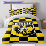 SBV Vitesse Ra&scaron;tuotas patalynės komplektas Antklodė ir užvalkalas Pagalvės užvalkalas Namų dekoracija Gimtadienio dovana (1 * antklodės užvalkalas + 2 * pagalvės užvalkalai, be &scaron;erdies) 135x200cm