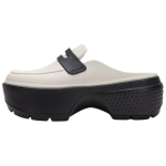 Crocs neslystantys uždarų pir&scaron;tų &scaron;lepetės moteri&scaron;ki smėlio spalvos 209937-1HR 39-40 white