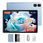 Atnaujintas Blackview Tab 16 Pro plan&scaron;etinis kompiuteris Android 14 24GB RAM 256GB ROM Žaidimų plan&scaron;etinis kompiuteris didelis ekranas 11 colių plan&scaron;etiniai kompiuteriai 8+256 mėlyna