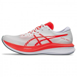 Asics Magic Speed 3 Balti Saulėtekio Raudoni Vyri&scaron;ki Sportbačiai 1011B848-100 44