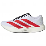 Adidas Adizero Evo Sl Austi Patogiai Priglundantys Auk&scaron;tį Didinantys Bėgimo Bateliai Unisex Kedai Balti Raudoni KK3675 40
